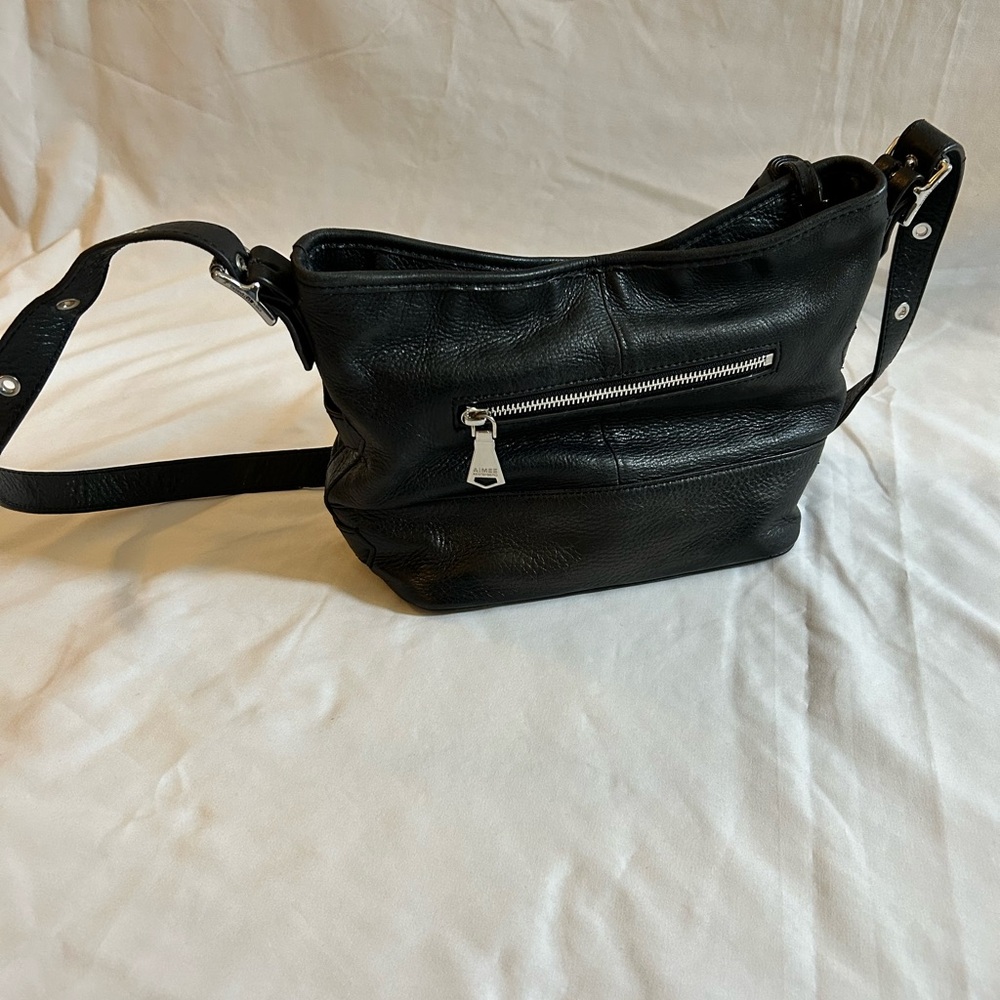 Aimee Kestenberg Black Quilted Leather Shoulder Bag with Tassel - Picture 2 of 12